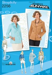 2256 SIMPLICITY RUNWAY DESIGN COLLAR JACKET 2 LENGTHS PATTERN 4-12, 14-22